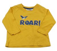 Okrové triko s nápisem Ergee 