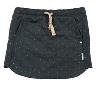 Tmavošedá sukně s puntíky Tumble´ dry