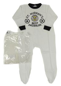 Nové - Bílo-černý fotbalový overal 