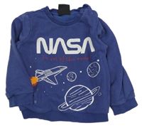 Tmavomodrá mikina Nasa 