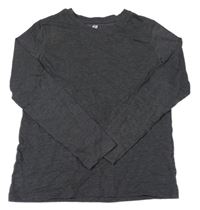 Tmavošedé triko H&M