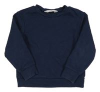 Tmavomodrá mikina H&M