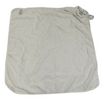 Bílá froté zavinovací osuška s kapucí - Rú George