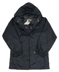 Tmavomodrá šusťáková nepromokavá funkční bunda s kapucí REAGATTA