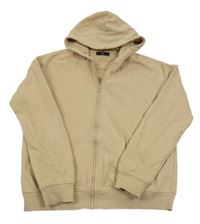 Světlehnědá propínací mikina s kapucí C&A