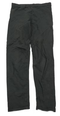 Tmavošedé teplákové legíny H&M