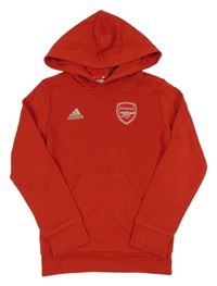 Černá mikina s erbem a kapucí - Arsenal Adidas