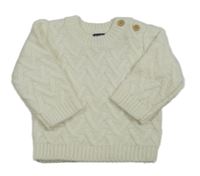 Smetanový svetr Kiabi