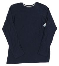 Nové - Tmavomodré triko Matalan