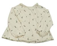 Světlebéžové triko s větvičkami George