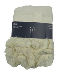 Nové - Krémové punčocháče s volánky GAP