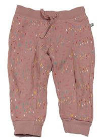 Starorůžové vzorované tepláky Liegelind