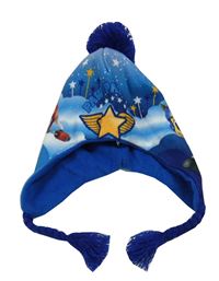 Modrá čepice s Paw Patrol a bambulí Nickelodeon