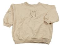 Béžová oversize mikina s králíkem Next