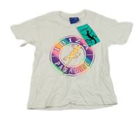 Nové - Bílé tričko s ještěrkou