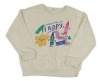 Béžová mikina s voskovkami M&S