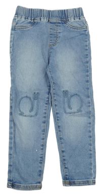 Modré džegíny se šneky TCM