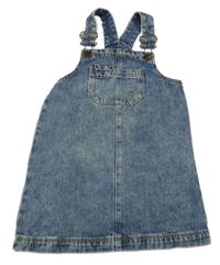 Modré riflové laclové šaty George