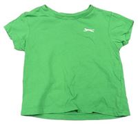 Zelené tričko s logem Slazenger