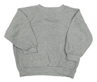 Šedá lehká žebrovaná mikina George