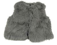 Šedá kožešinová podšitá vesta Primark