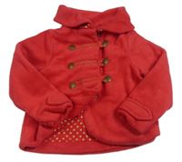 Červená fleecový podšitý kabátek Next
