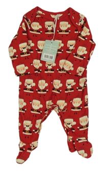 Nové - červený overal se Santou Miniclub