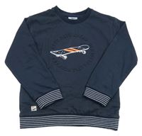 Tmavomodrá mikina se skatem Mayoral