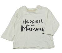 Bílé triko s nápisem Matalan