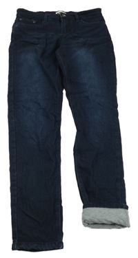 Tmavomodré podšité skinny rifle Pocopiano