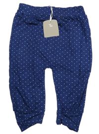 Nové - tmavomodré lehké tepláky Tu