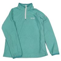 Zelenomodrá fleecová funkční mikina s logem Regatta