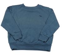 Tmavomodrá mikina s výšivkou Next