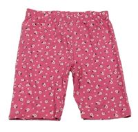 Růžové květované kraťasy Topolino
