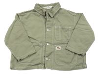Khaki plátěná bunda s kapsami H&M