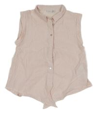 Světlerůžová pruhovaná halenka Name it