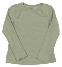 Světlezelené triko H&M