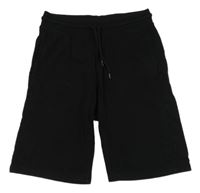 Černé teplákové kraťasy H&M
