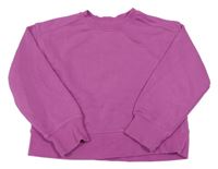 Růžová oversize mikina Zara