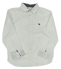 Bílá košile s výšivkou H&M