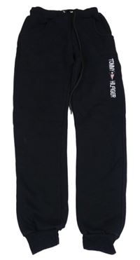 Tmavomodré tepláky Tommy Hilfiger