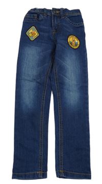 Tmavomodré skinny rifle - Scooby Doo 