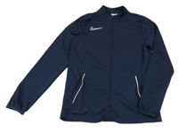 Tmavomodrá propínací sportovní mikina s logem Nike