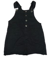 Černé riflové laclové šaty H&M