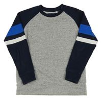 Šedo-tmavomodrá mikina Next