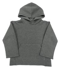 Tmavošedá mikina s kapucí H&M