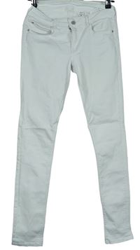 Dámské bílé skinny rifle vel. 29/32