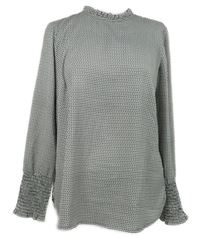 Dámská černo-bílá vzorovaná halenka Creation L 