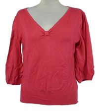 Dámský tmavorůžový lehký svetr George 