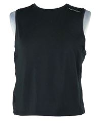 Dámský černý sportovní funkční crop top Nathan 